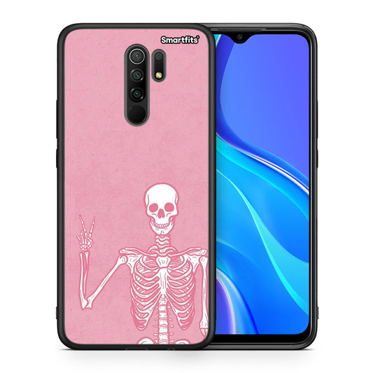 Θήκη Xiaomi Redmi 9 / 9 Prime Halloween Motivation από τη Smartfits με σχέδιο στο πίσω μέρος και μαύρο περίβλημα | Xiaomi Redmi 9 / 9 Prime Halloween Motivation case with colorful back and black bezels