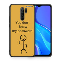 Thumbnail for Θήκη Xiaomi Redmi 9 / 9 Prime My Password από τη Smartfits με σχέδιο στο πίσω μέρος και μαύρο περίβλημα | Xiaomi Redmi 9 / 9 Prime My Password case with colorful back and black bezels