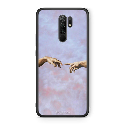 Xiaomi Redmi 9/9 Prime Adam Hand θήκη από τη Smartfits με σχέδιο στο πίσω μέρος και μαύρο περίβλημα | Smartphone case with colorful back and black bezels by Smartfits