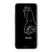 Thumbnail for Xiaomi Redmi 9 / 9 Prime Always & Forever 1 Θήκη Αγίου Βαλεντίνου από τη Smartfits με σχέδιο στο πίσω μέρος και μαύρο περίβλημα | Smartphone case with colorful back and black bezels by Smartfits