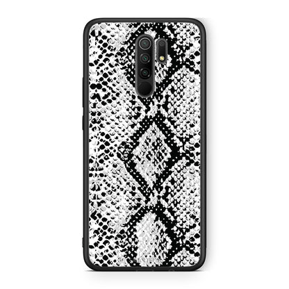 24 - Xiaomi Redmi 9/9 Prime  White Snake Animal case, cover, bumper