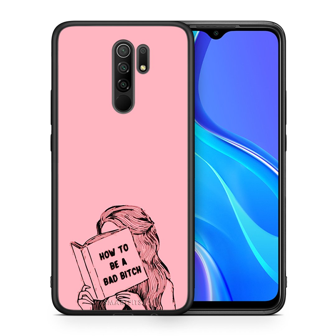 Θήκη Xiaomi Redmi 9/9 Prime Bad Bitch από τη Smartfits με σχέδιο στο πίσω μέρος και μαύρο περίβλημα | Xiaomi Redmi 9/9 Prime Bad Bitch case with colorful back and black bezels
