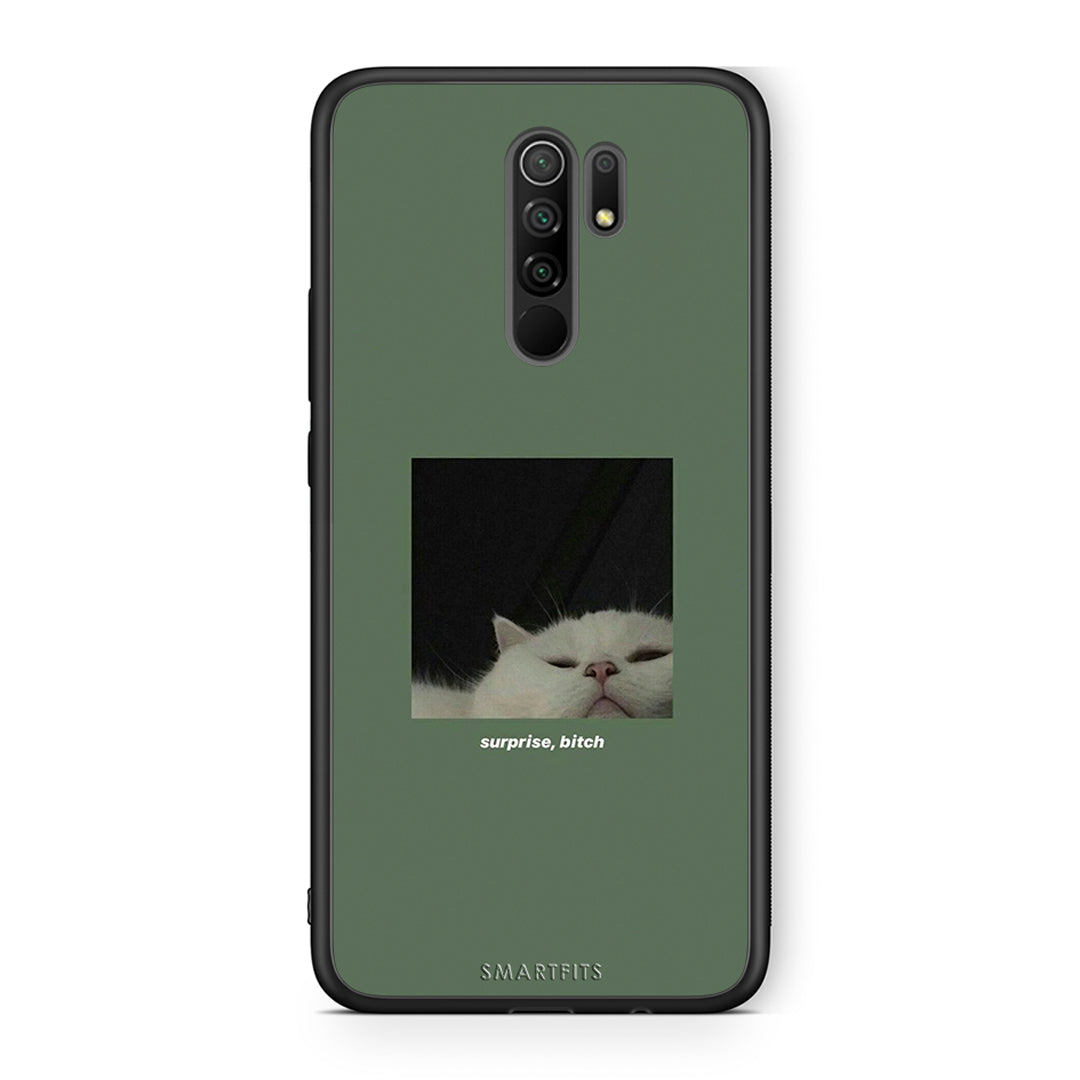 Xiaomi Redmi 9/9 Prime Bitch Surprise θήκη από τη Smartfits με σχέδιο στο πίσω μέρος και μαύρο περίβλημα | Smartphone case with colorful back and black bezels by Smartfits
