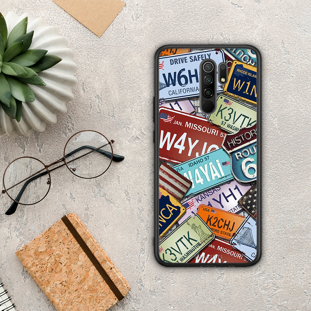 Car Plates - Xiaomi Redmi 9 / 9 Prime θήκη