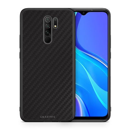 Θήκη Xiaomi Redmi 9/9 Prime Carbon Black από τη Smartfits με σχέδιο στο πίσω μέρος και μαύρο περίβλημα | Xiaomi Redmi 9/9 Prime Carbon Black case with colorful back and black bezels