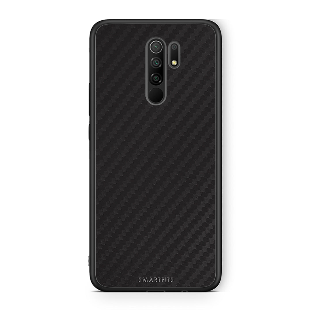 Xiaomi Redmi 9/9 Prime Carbon Black θήκη από τη Smartfits με σχέδιο στο πίσω μέρος και μαύρο περίβλημα | Smartphone case with colorful back and black bezels by Smartfits