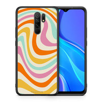 Thumbnail for Θήκη Xiaomi Redmi 9/9 Prime Colourful Waves από τη Smartfits με σχέδιο στο πίσω μέρος και μαύρο περίβλημα | Xiaomi Redmi 9/9 Prime Colourful Waves case with colorful back and black bezels