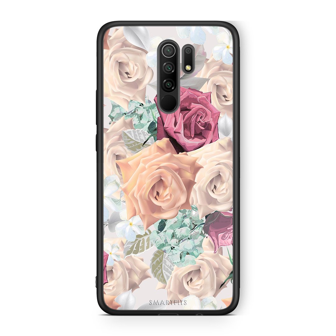 99 - Xiaomi Redmi 9/9 Prime  Bouquet Floral case, cover, bumper
