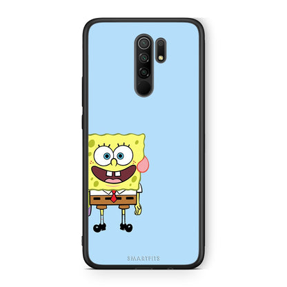 Xiaomi Redmi 9/9 Prime Friends Bob θήκη από τη Smartfits με σχέδιο στο πίσω μέρος και μαύρο περίβλημα | Smartphone case with colorful back and black bezels by Smartfits