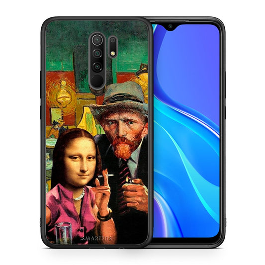 Θήκη Xiaomi Redmi 9/9 Prime Funny Art από τη Smartfits με σχέδιο στο πίσω μέρος και μαύρο περίβλημα | Xiaomi Redmi 9/9 Prime Funny Art case with colorful back and black bezels