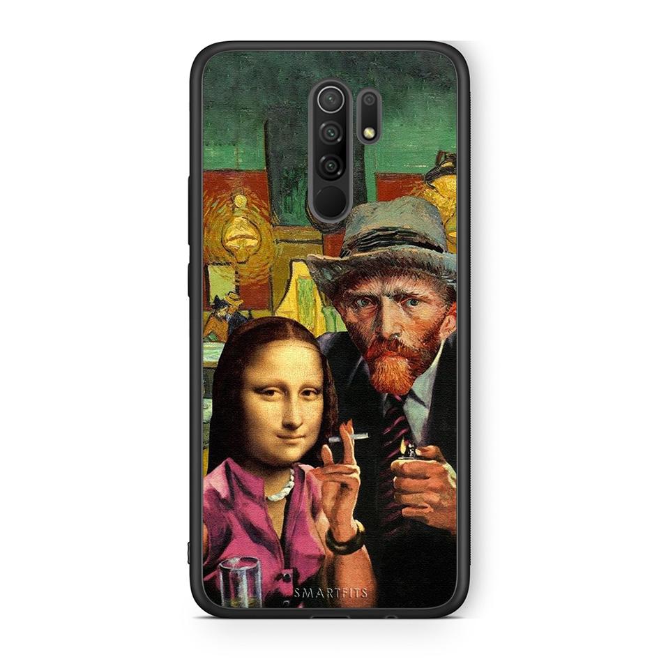 Xiaomi Redmi 9/9 Prime Funny Art θήκη από τη Smartfits με σχέδιο στο πίσω μέρος και μαύρο περίβλημα | Smartphone case with colorful back and black bezels by Smartfits