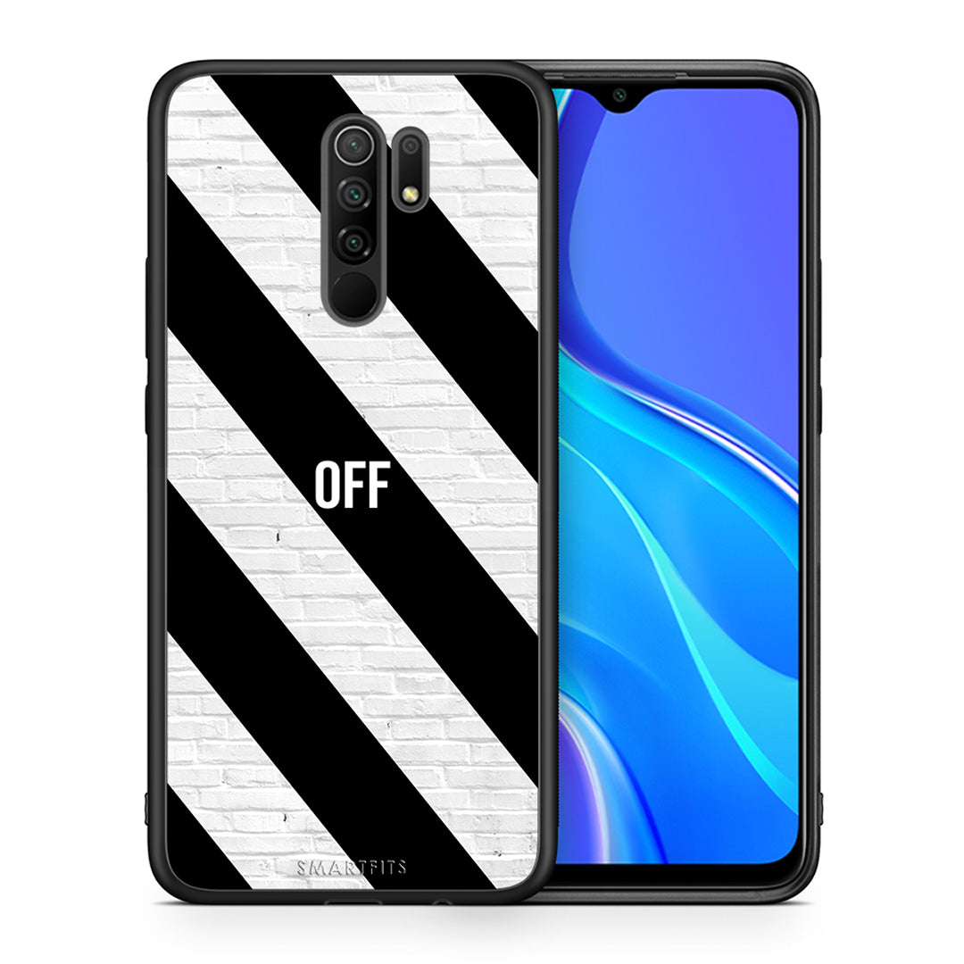 Θήκη Xiaomi Redmi 9/9 Prime Get Off από τη Smartfits με σχέδιο στο πίσω μέρος και μαύρο περίβλημα | Xiaomi Redmi 9/9 Prime Get Off case with colorful back and black bezels
