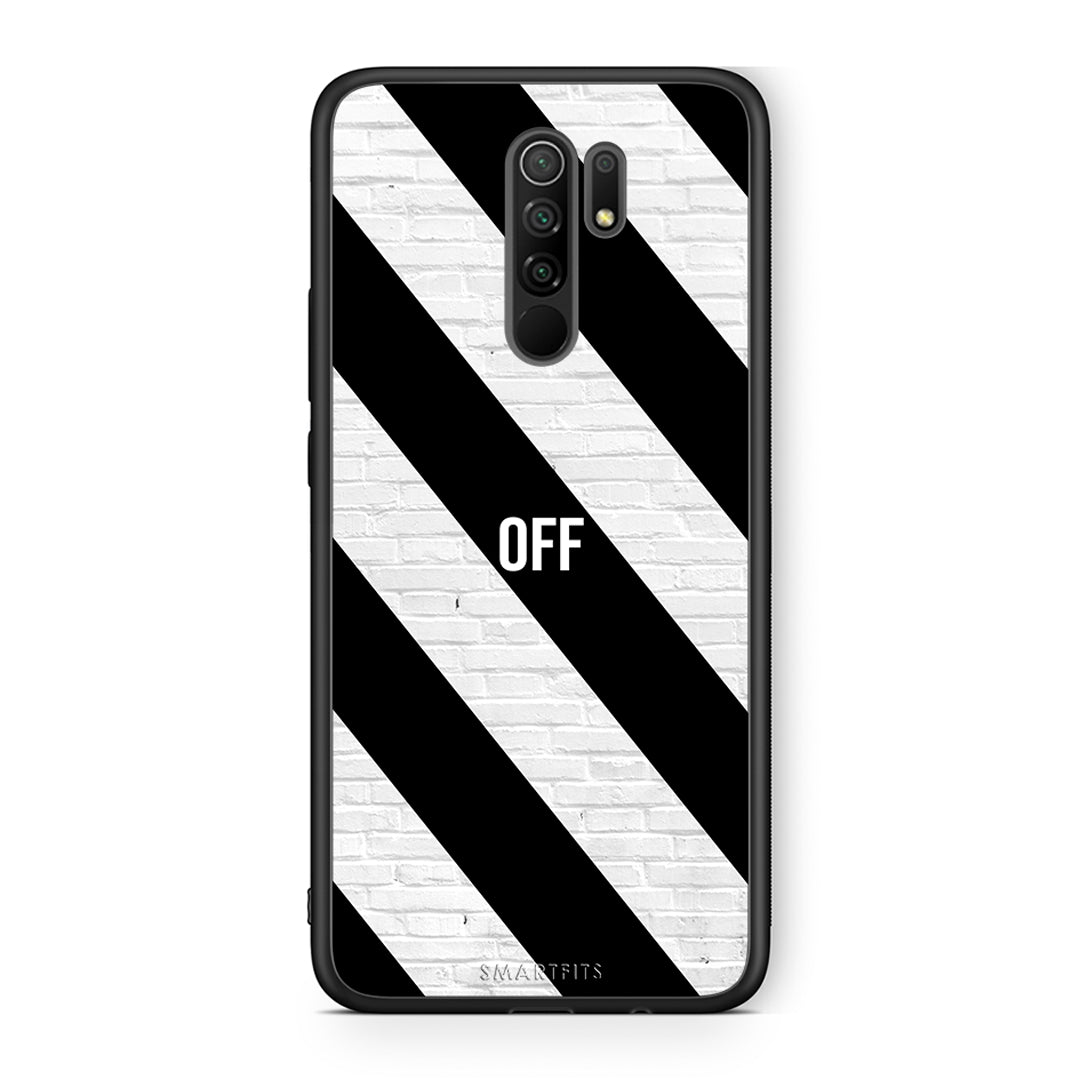 Xiaomi Redmi 9/9 Prime Get Off θήκη από τη Smartfits με σχέδιο στο πίσω μέρος και μαύρο περίβλημα | Smartphone case with colorful back and black bezels by Smartfits