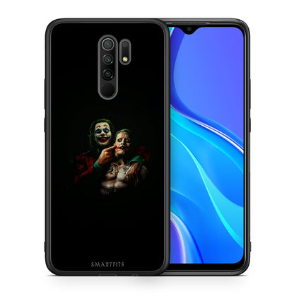 Θήκη Xiaomi Redmi 9/9 Prime Clown Hero από τη Smartfits με σχέδιο στο πίσω μέρος και μαύρο περίβλημα | Xiaomi Redmi 9/9 Prime Clown Hero case with colorful back and black bezels