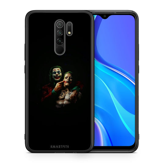 Θήκη Xiaomi Redmi 9/9 Prime Clown Hero από τη Smartfits με σχέδιο στο πίσω μέρος και μαύρο περίβλημα | Xiaomi Redmi 9/9 Prime Clown Hero case with colorful back and black bezels