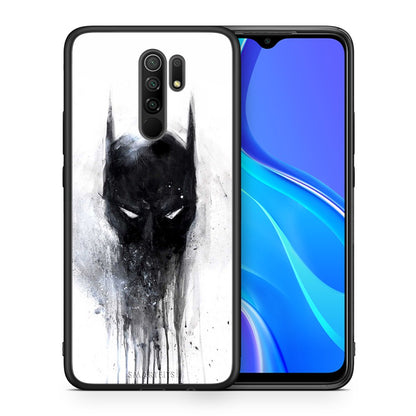 Θήκη Xiaomi Redmi 9/9 Prime Paint Bat Hero από τη Smartfits με σχέδιο στο πίσω μέρος και μαύρο περίβλημα | Xiaomi Redmi 9/9 Prime Paint Bat Hero case with colorful back and black bezels