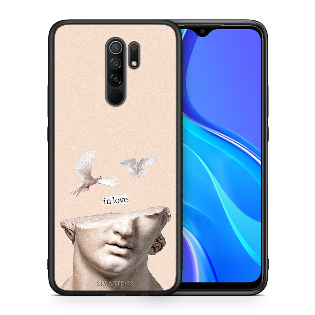 Θήκη Xiaomi Redmi 9/9 Prime In Love από τη Smartfits με σχέδιο στο πίσω μέρος και μαύρο περίβλημα | Xiaomi Redmi 9/9 Prime In Love case with colorful back and black bezels
