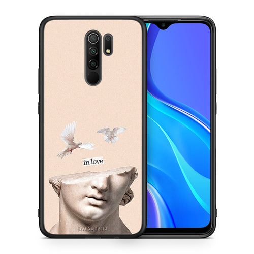 Θήκη Xiaomi Redmi 9/9 Prime In Love από τη Smartfits με σχέδιο στο πίσω μέρος και μαύρο περίβλημα | Xiaomi Redmi 9/9 Prime In Love case with colorful back and black bezels