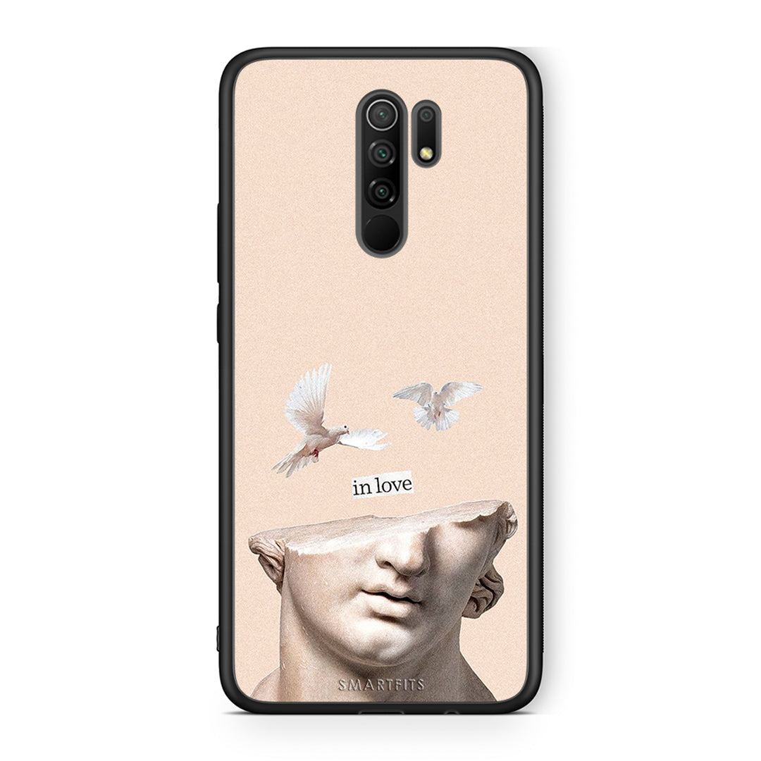 Xiaomi Redmi 9/9 Prime In Love θήκη από τη Smartfits με σχέδιο στο πίσω μέρος και μαύρο περίβλημα | Smartphone case with colorful back and black bezels by Smartfits