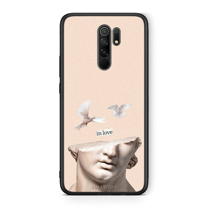 Xiaomi Redmi 9/9 Prime In Love θήκη από τη Smartfits με σχέδιο στο πίσω μέρος και μαύρο περίβλημα | Smartphone case with colorful back and black bezels by Smartfits