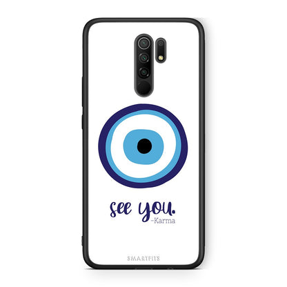 Xiaomi Redmi 9/9 Prime Karma Says θήκη από τη Smartfits με σχέδιο στο πίσω μέρος και μαύρο περίβλημα | Smartphone case with colorful back and black bezels by Smartfits