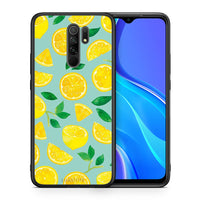 Thumbnail for Θήκη Xiaomi Redmi 9/9 Prime Lemons από τη Smartfits με σχέδιο στο πίσω μέρος και μαύρο περίβλημα | Xiaomi Redmi 9/9 Prime Lemons case with colorful back and black bezels