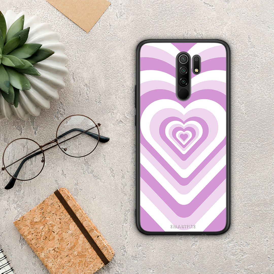 Lilac Hearts - Xiaomi Redmi 9 / 9 Prime θήκη