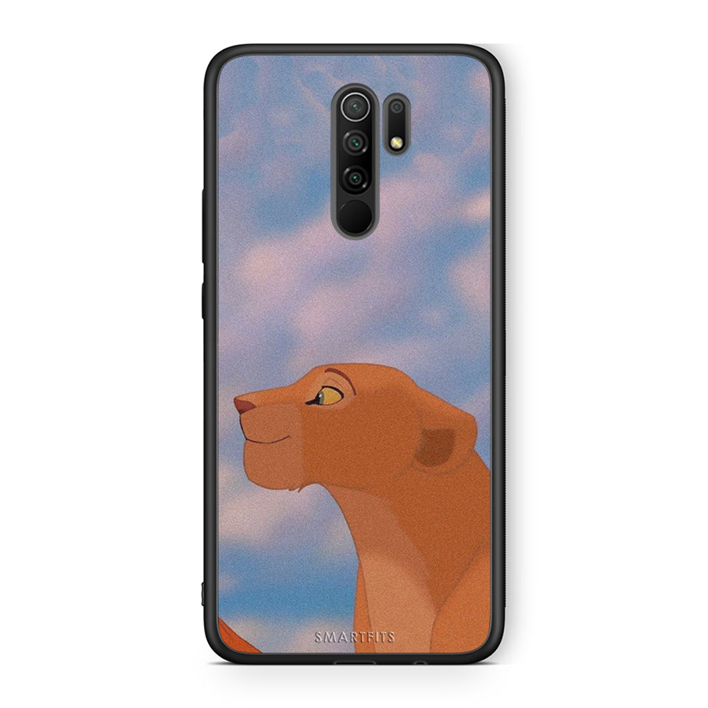Xiaomi Redmi 9 / 9 Prime Lion Love 2 Θήκη Αγίου Βαλεντίνου από τη Smartfits με σχέδιο στο πίσω μέρος και μαύρο περίβλημα | Smartphone case with colorful back and black bezels by Smartfits