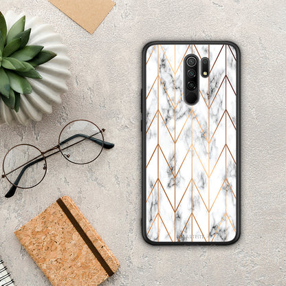 Marble Gold Geometric - Xiaomi Redmi 9 / 9 Prime θήκη