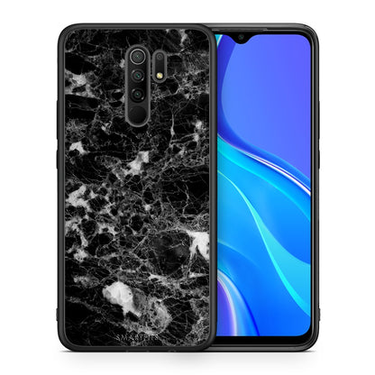 Θήκη Xiaomi Redmi 9/9 Prime Male Marble από τη Smartfits με σχέδιο στο πίσω μέρος και μαύρο περίβλημα | Xiaomi Redmi 9/9 Prime Male Marble case with colorful back and black bezels