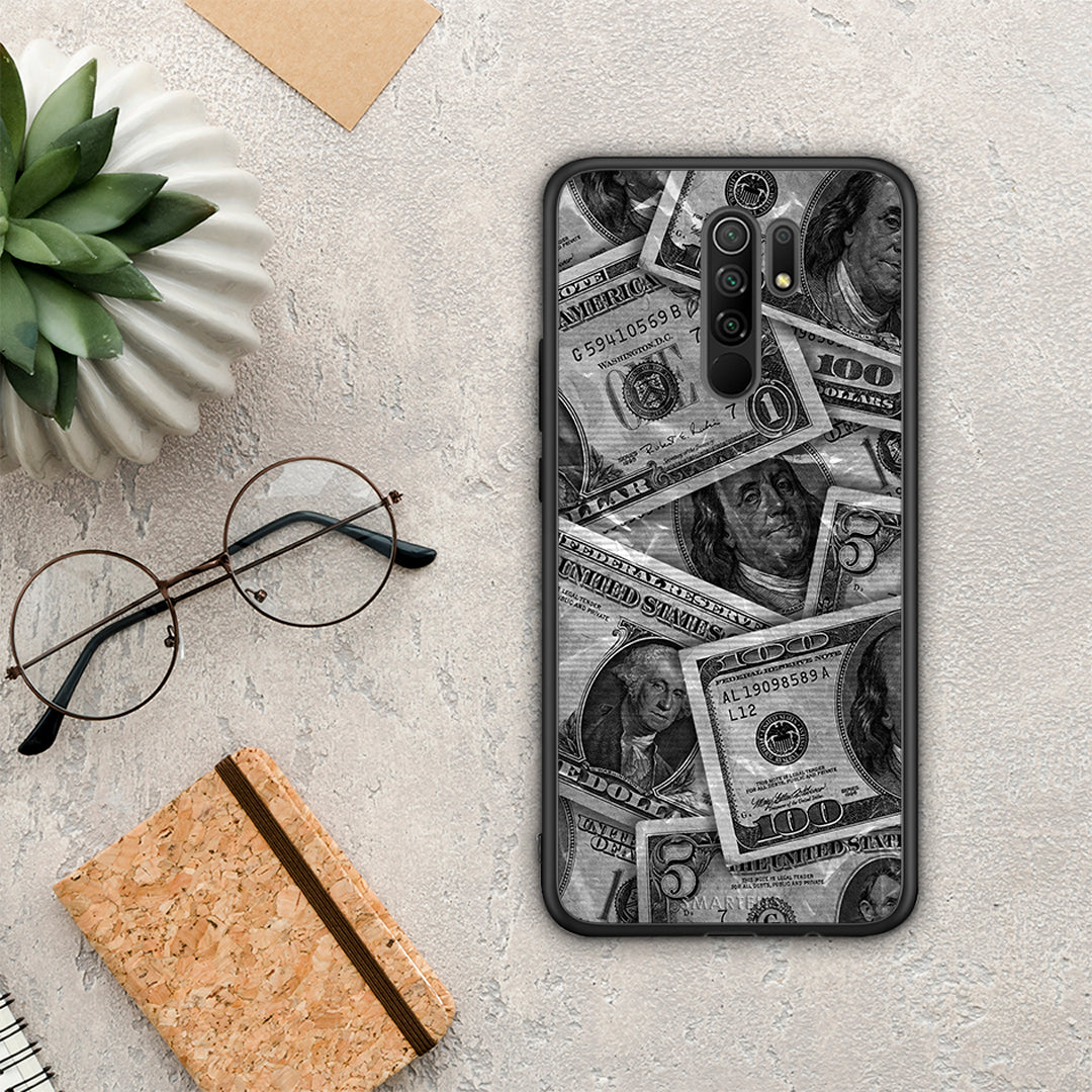 Money Dollars - Xiaomi Redmi 9 / 9 Prime θήκη