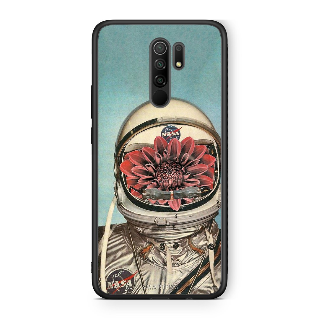 Xiaomi Redmi 9/9 Prime Nasa Bloom θήκη από τη Smartfits με σχέδιο στο πίσω μέρος και μαύρο περίβλημα | Smartphone case with colorful back and black bezels by Smartfits