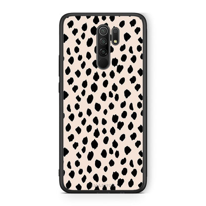 Xiaomi Redmi 9/9 Prime New Polka Dots θήκη από τη Smartfits με σχέδιο στο πίσω μέρος και μαύρο περίβλημα | Smartphone case with colorful back and black bezels by Smartfits