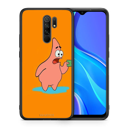 Θήκη Αγίου Βαλεντίνου Xiaomi Redmi 9 / 9 Prime No Money 1 από τη Smartfits με σχέδιο στο πίσω μέρος και μαύρο περίβλημα | Xiaomi Redmi 9 / 9 Prime No Money 1 case with colorful back and black bezels