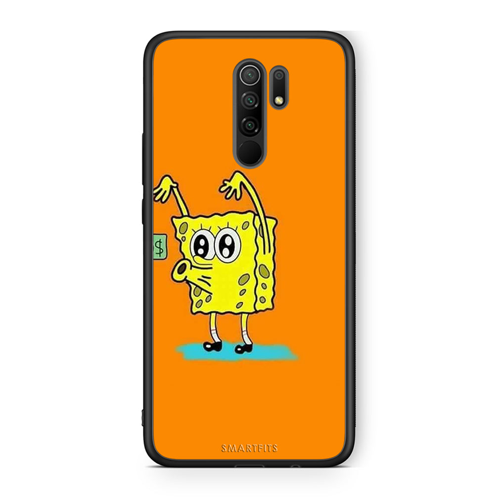 Xiaomi Redmi 9 / 9 Prime No Money 2 Θήκη Αγίου Βαλεντίνου από τη Smartfits με σχέδιο στο πίσω μέρος και μαύρο περίβλημα | Smartphone case with colorful back and black bezels by Smartfits