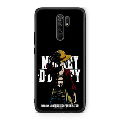 Xiaomi Redmi 9/9 Prime Pirate King θήκη από τη Smartfits με σχέδιο στο πίσω μέρος και μαύρο περίβλημα | Smartphone case with colorful back and black bezels by Smartfits