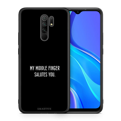 Θήκη Xiaomi Redmi 9/9 Prime Salute από τη Smartfits με σχέδιο στο πίσω μέρος και μαύρο περίβλημα | Xiaomi Redmi 9/9 Prime Salute case with colorful back and black bezels