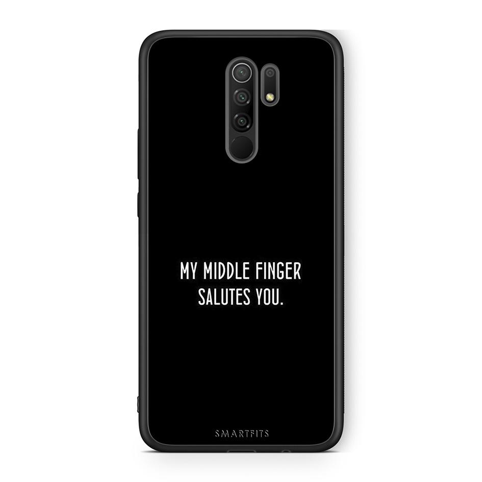 Xiaomi Redmi 9/9 Prime Salute θήκη από τη Smartfits με σχέδιο στο πίσω μέρος και μαύρο περίβλημα | Smartphone case with colorful back and black bezels by Smartfits