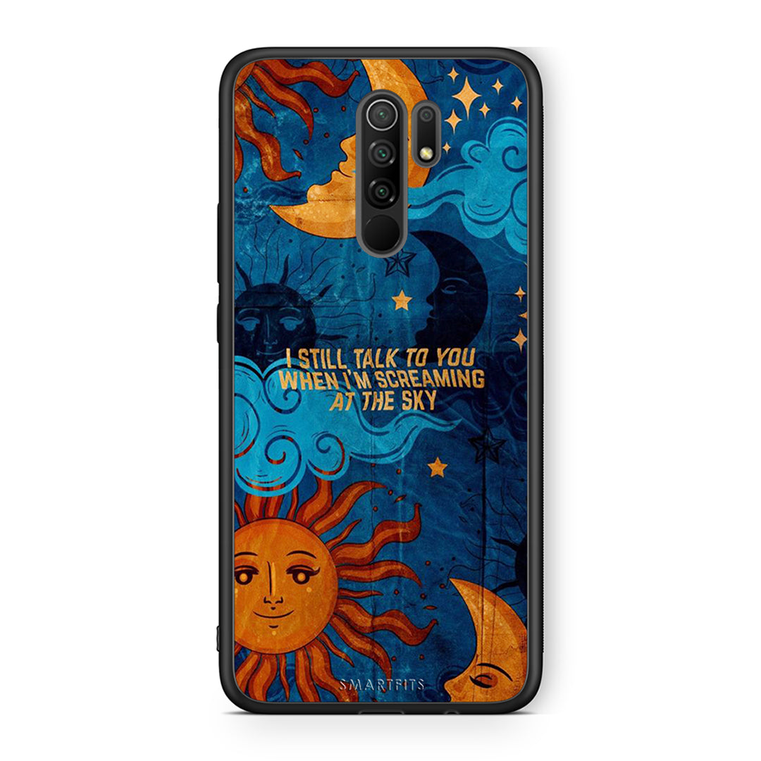Xiaomi Redmi 9/9 Prime Screaming Sky θήκη από τη Smartfits με σχέδιο στο πίσω μέρος και μαύρο περίβλημα | Smartphone case with colorful back and black bezels by Smartfits