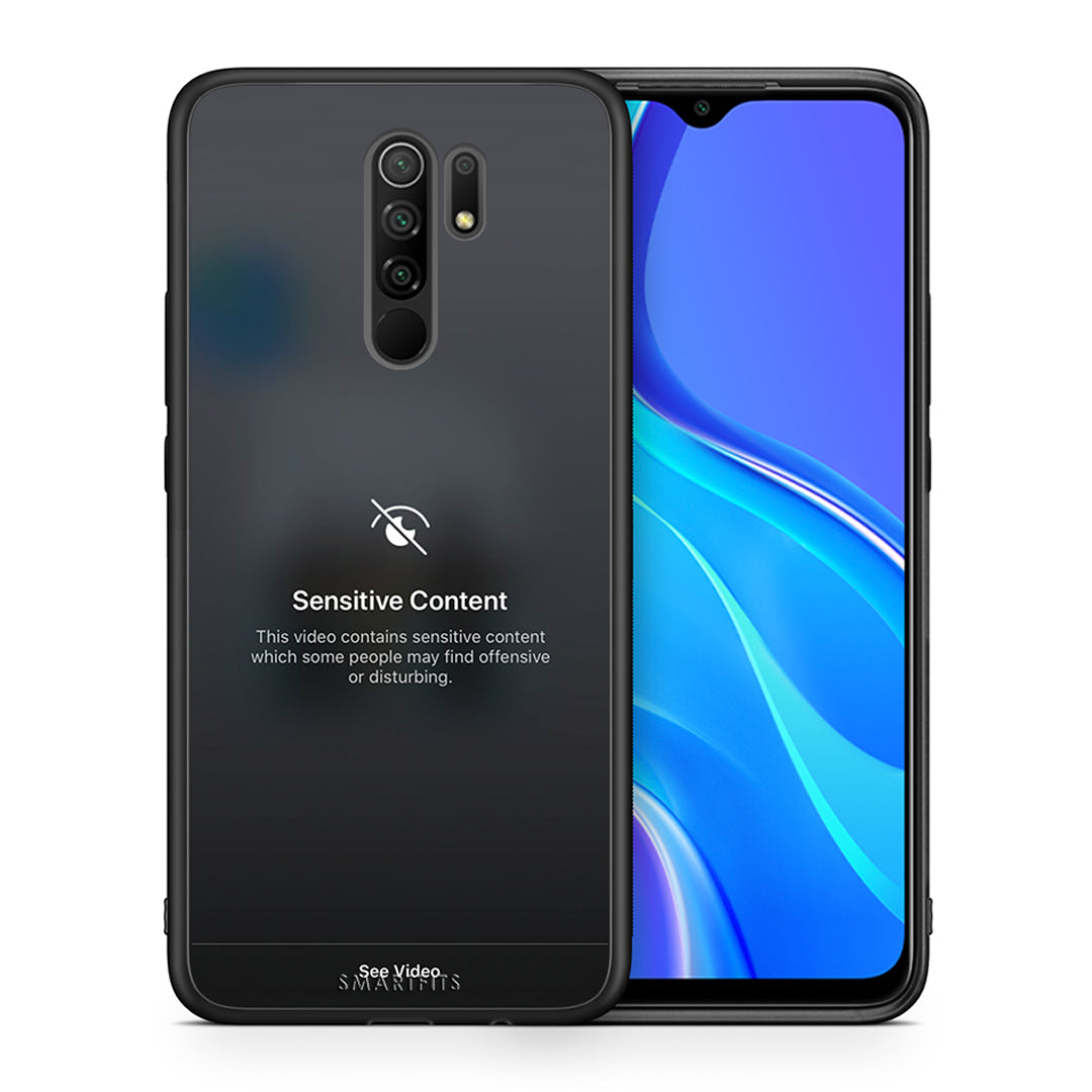 Θήκη Xiaomi Redmi 9/9 Prime Sensitive Content από τη Smartfits με σχέδιο στο πίσω μέρος και μαύρο περίβλημα | Xiaomi Redmi 9/9 Prime Sensitive Content case with colorful back and black bezels
