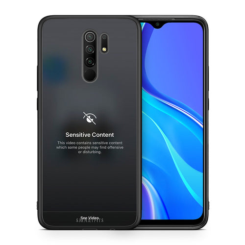 Θήκη Xiaomi Redmi 9/9 Prime Sensitive Content από τη Smartfits με σχέδιο στο πίσω μέρος και μαύρο περίβλημα | Xiaomi Redmi 9/9 Prime Sensitive Content case with colorful back and black bezels