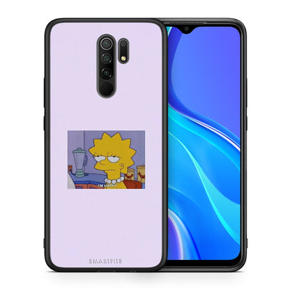 Θήκη Xiaomi Redmi 9/9 Prime So Happy από τη Smartfits με σχέδιο στο πίσω μέρος και μαύρο περίβλημα | Xiaomi Redmi 9/9 Prime So Happy case with colorful back and black bezels