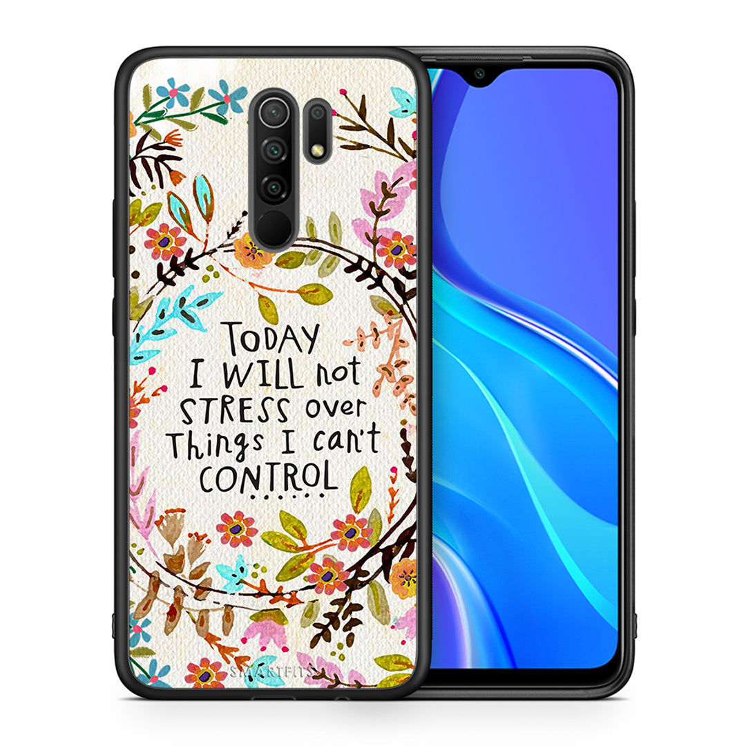Θήκη Xiaomi Redmi 9/9 Prime Stress Over από τη Smartfits με σχέδιο στο πίσω μέρος και μαύρο περίβλημα | Xiaomi Redmi 9/9 Prime Stress Over case with colorful back and black bezels