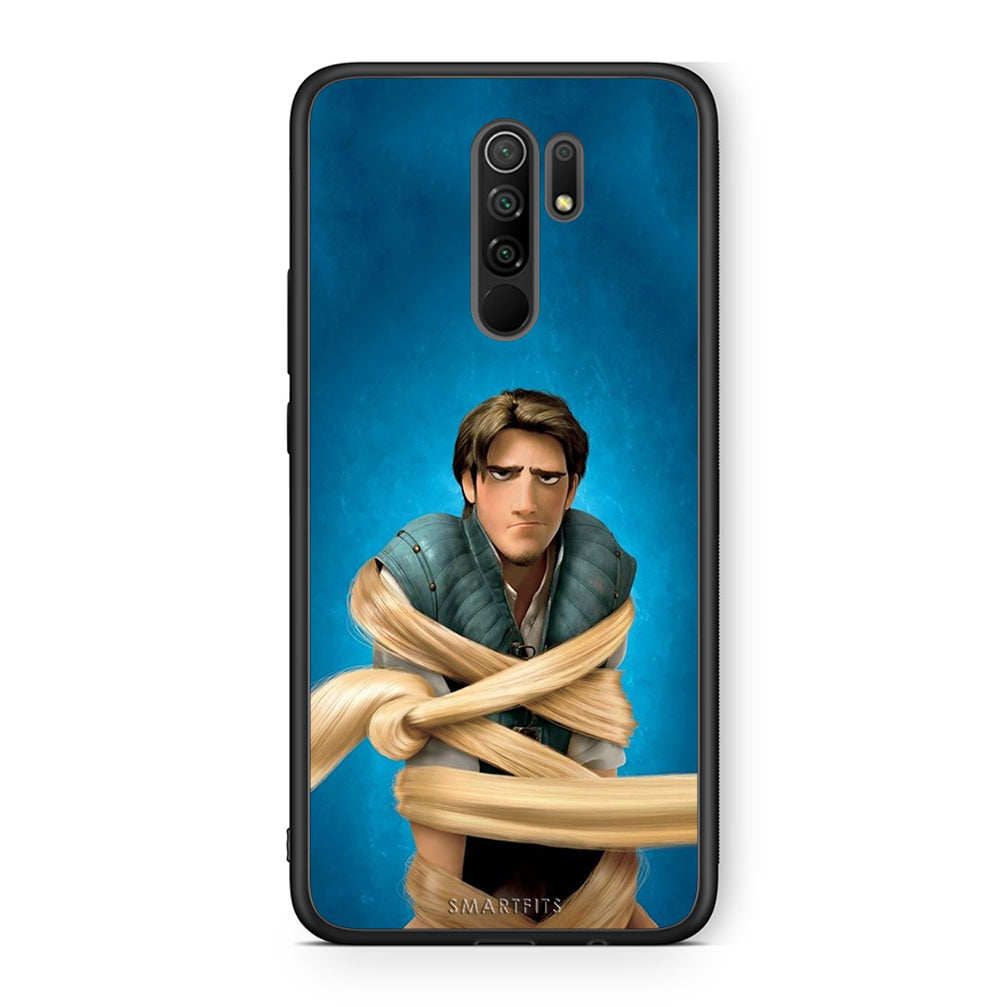 Xiaomi Redmi 9 / 9 Prime Tangled 1 Θήκη Αγίου Βαλεντίνου από τη Smartfits με σχέδιο στο πίσω μέρος και μαύρο περίβλημα | Smartphone case with colorful back and black bezels by Smartfits