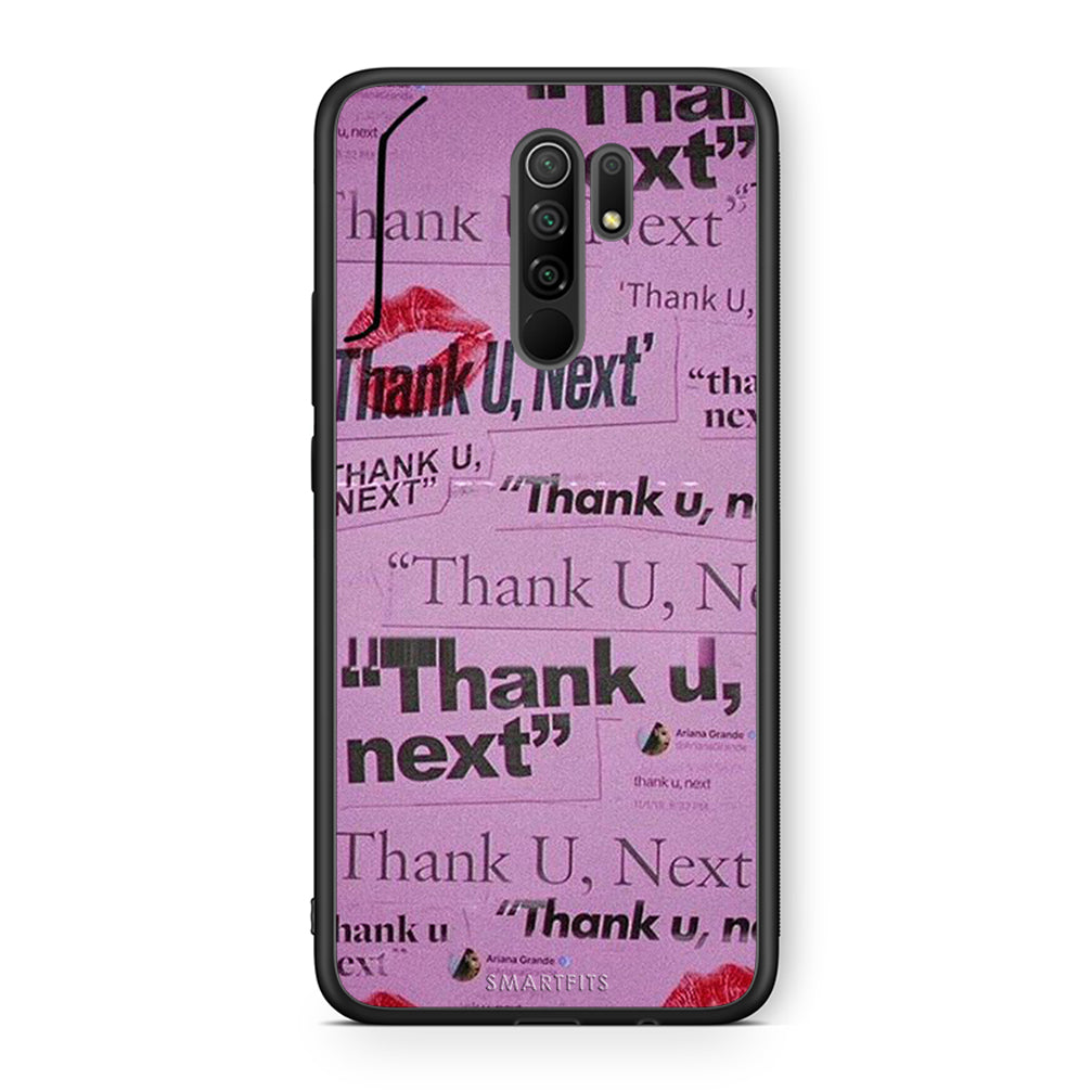 Xiaomi Redmi 9 / 9 Prime Thank You Next Θήκη Αγίου Βαλεντίνου από τη Smartfits με σχέδιο στο πίσω μέρος και μαύρο περίβλημα | Smartphone case with colorful back and black bezels by Smartfits
