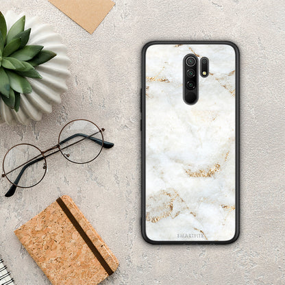 White Gold Marble - Xiaomi Redmi 9 / 9 Prime θήκη