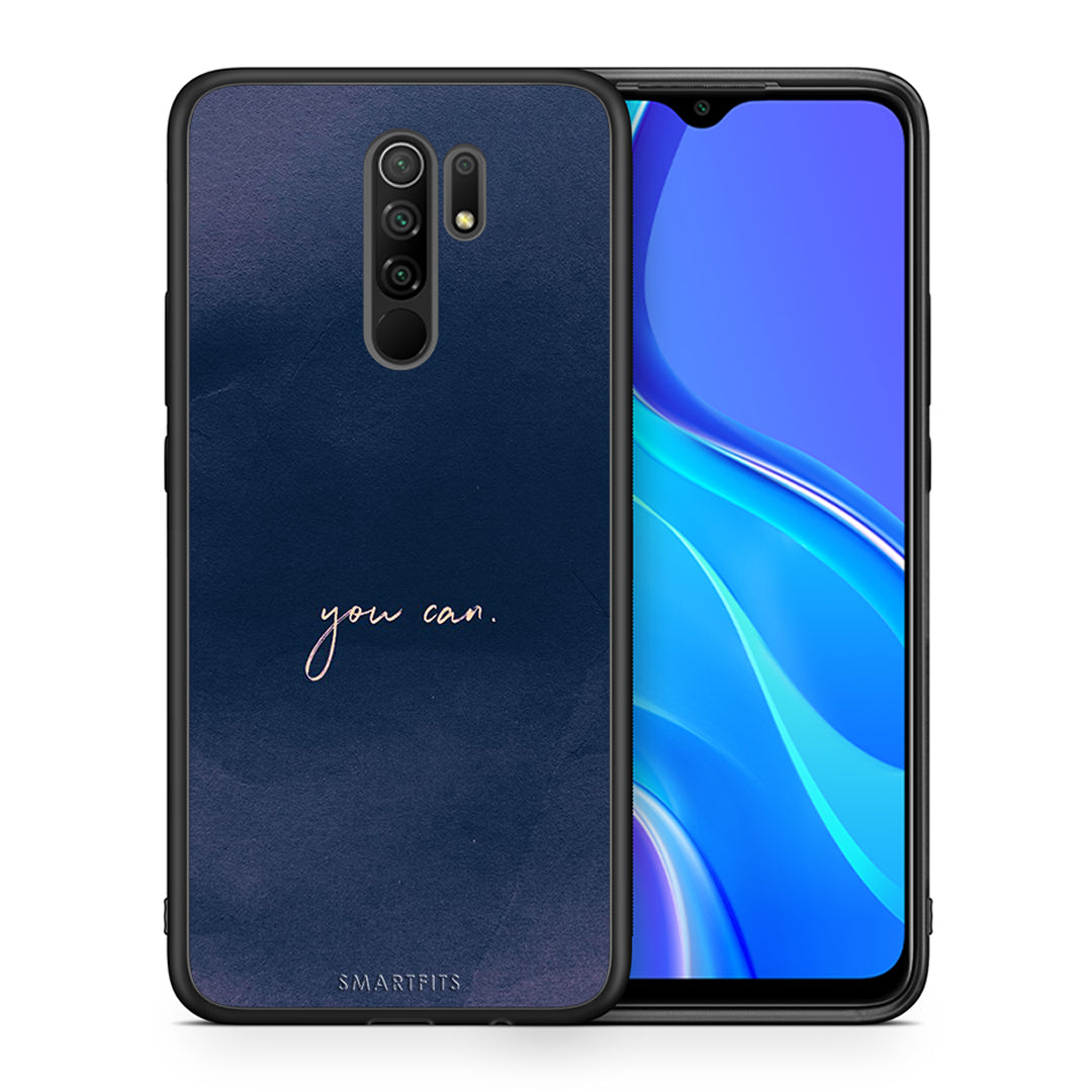 Θήκη Xiaomi Redmi 9/9 Prime You Can από τη Smartfits με σχέδιο στο πίσω μέρος και μαύρο περίβλημα | Xiaomi Redmi 9/9 Prime You Can case with colorful back and black bezels