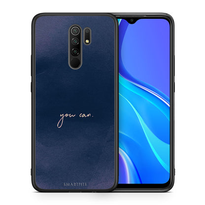 Θήκη Xiaomi Redmi 9/9 Prime You Can από τη Smartfits με σχέδιο στο πίσω μέρος και μαύρο περίβλημα | Xiaomi Redmi 9/9 Prime You Can case with colorful back and black bezels