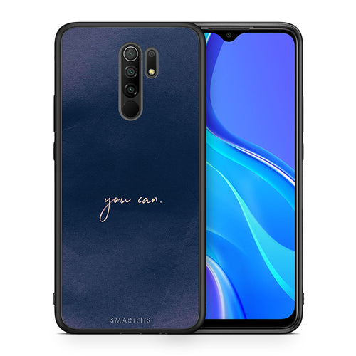 Θήκη Xiaomi Redmi 9/9 Prime You Can από τη Smartfits με σχέδιο στο πίσω μέρος και μαύρο περίβλημα | Xiaomi Redmi 9/9 Prime You Can case with colorful back and black bezels
