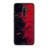 Thumbnail for Xiaomi Redmi 9 / 9 Prime Red Paint Θήκη Αγίου Βαλεντίνου από τη Smartfits με σχέδιο στο πίσω μέρος και μαύρο περίβλημα | Smartphone case with colorful back and black bezels by Smartfits